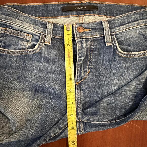 Joe's Jeans The Libby Crop Mid Rise Straight Leg Jeans Blue Wash Size 27 - Picture 9 of 15